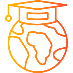 wereldwijd onderwijs icoon