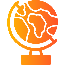 Earth globe icon