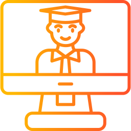 Online learning icon