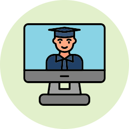 Online learning icon