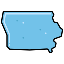 mapa de estados unidos icono