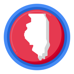 Usa map icon