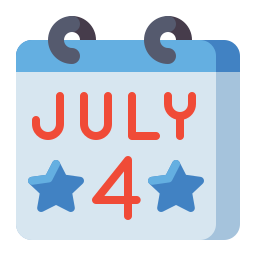 4 de julio icono