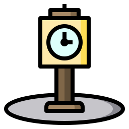 Tower clock icon