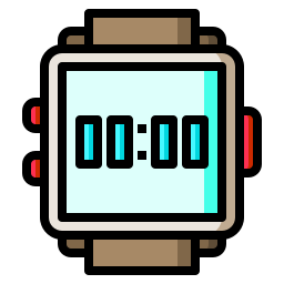digitaal horloge icoon