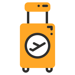 bolsa de viaje icono