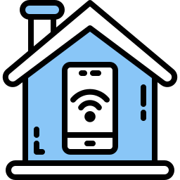 casa inteligente icono
