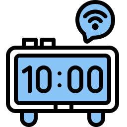 horloge digitale Icône