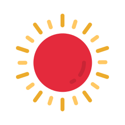 soleil Icône