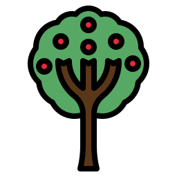 albero di mele icona