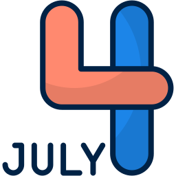 7월 4일 icon