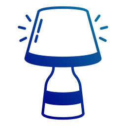 Table lamp icon