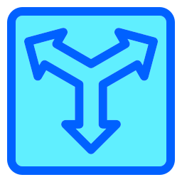 tres flechas icono