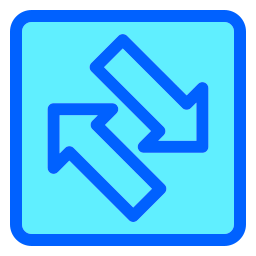 Two arrow icon