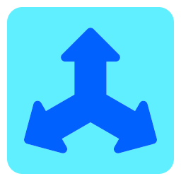 tres flechas icono
