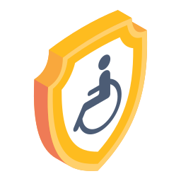 Disability insurance icon