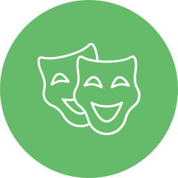 theater maskers icoon