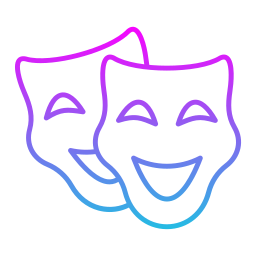 Theater masks icon