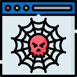 donker web icoon