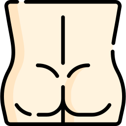 Buttocks icon