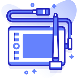 Pen tablet icon