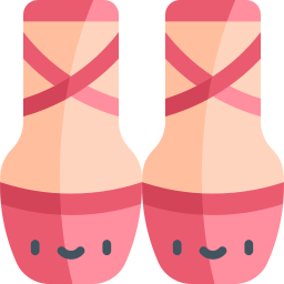 Ballet shoes icon