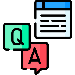 Question and answer icon