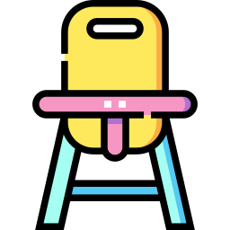 Feeding chair icon