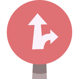 Right sign icon