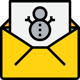 Christmas card icon