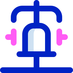 máquina de gimnasio icono