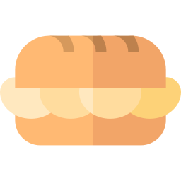 Calamari sandwich icon