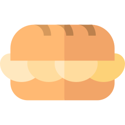 Сэндвич с кальмарами иконка