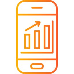 mobiele analyses icoon