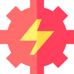 Electric gear icon