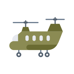 helikopter van het leger icoon