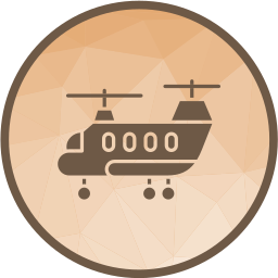 Army helicopter icon