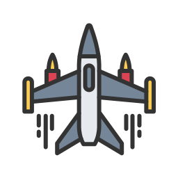 Fighter jet icon