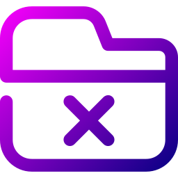 Delete folder icon