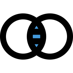 Диаграмма Венна иконка