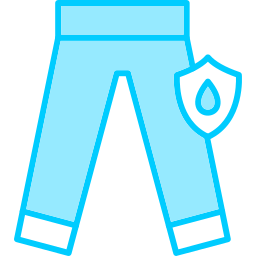 Waterproof fabric icon