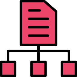 Hierarchy structure icon