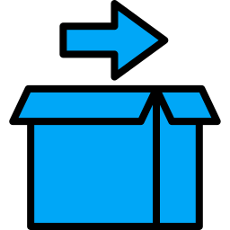 Delivery box icon