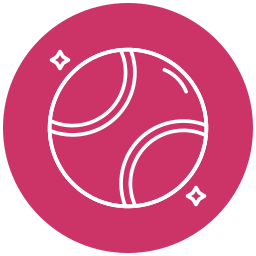 palla da tennis icona