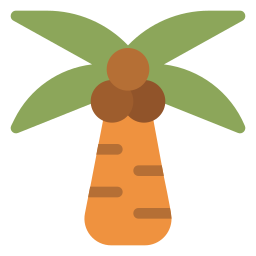 Coconut tree icon