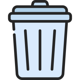 Waste bin icon