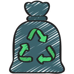 Recycle bag icon