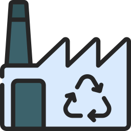 Recycling plant icon