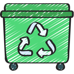쓰레기 수거통 icon