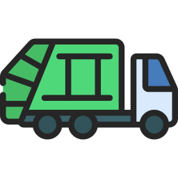 Garbage truck icon